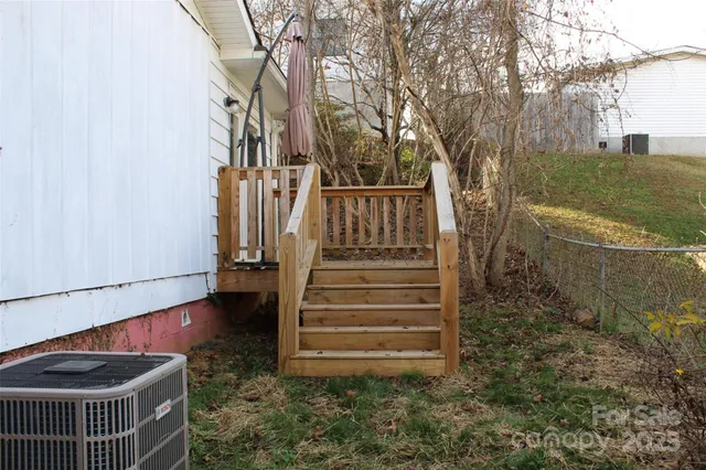 a view of outdoor space and deck