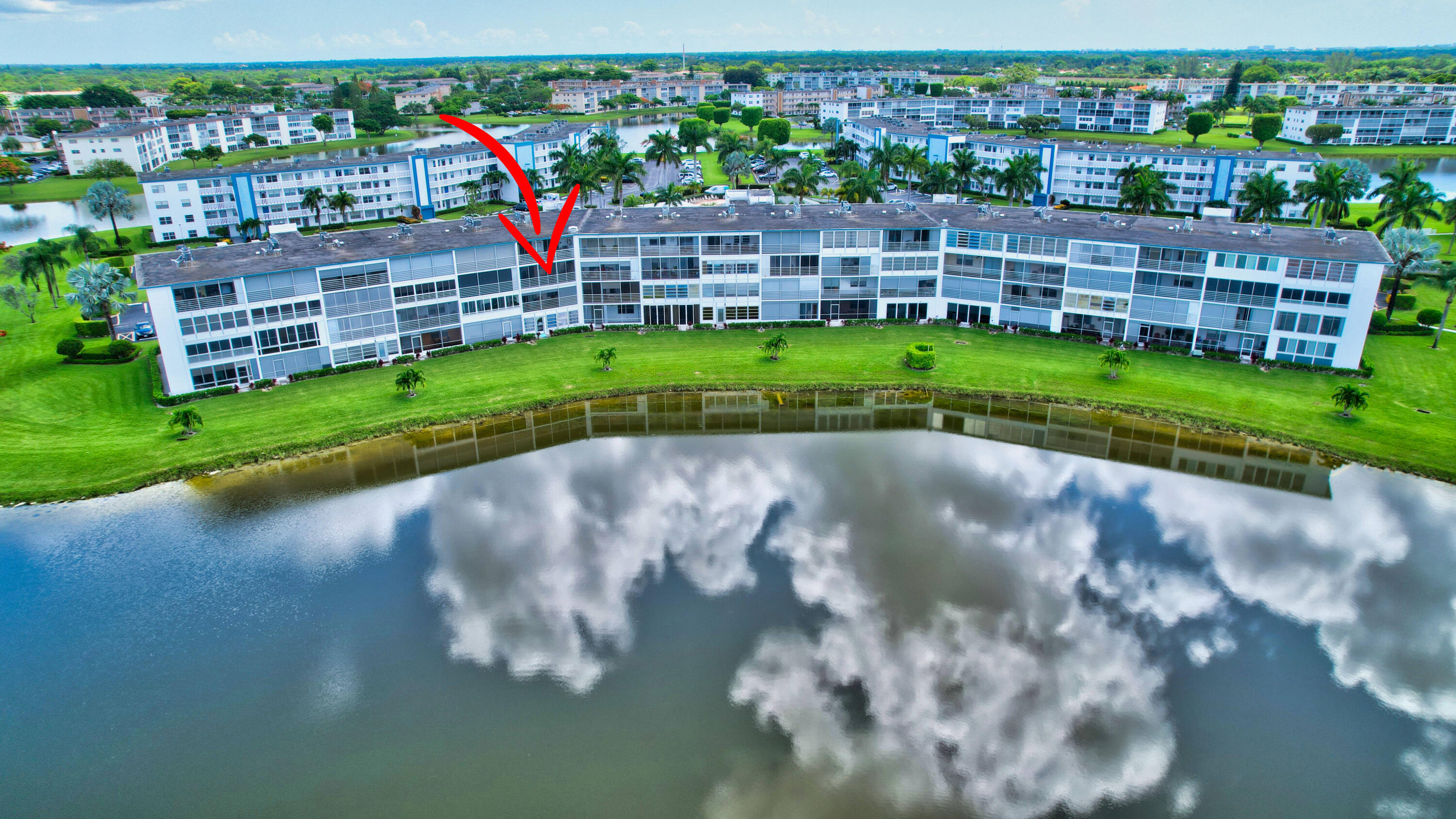 3063 Exeter, Unit 3063 Boca Raton, FL 33434 - Photo 43 of 57 Exeter D aerial lake views