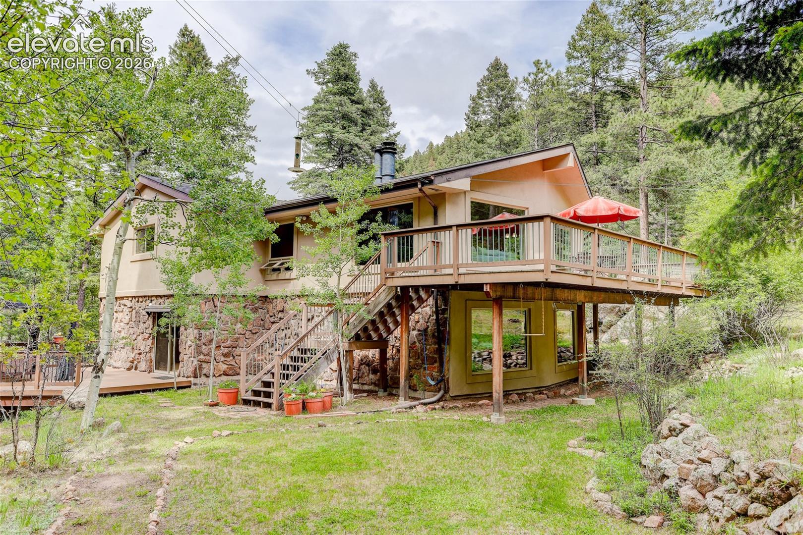 5145 Neeper Valley Road Manitou Springs, CO 80829 - Photo 40 of 49 Southwest side of house.