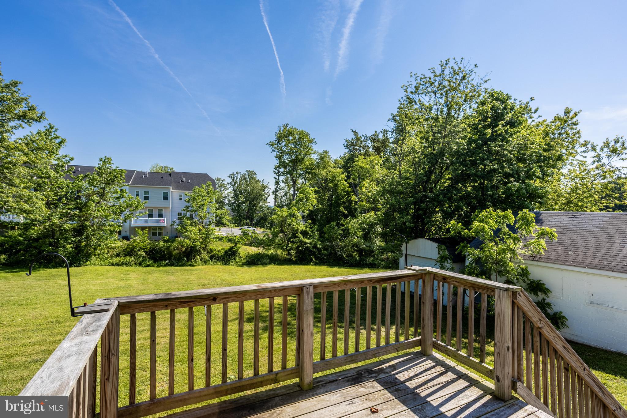 3612 Churchville Road Aberdeen, MD 21001 - Photo 44 of 49 a view of balcony with wooden fence and trees