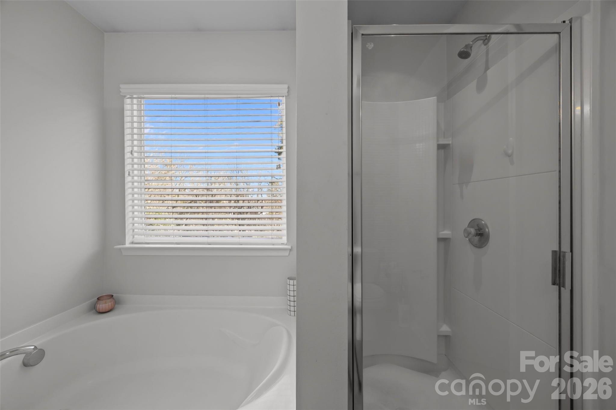 2707 Hunters Moon Lane Matthews, NC 28105 - Photo 18 of 27 a bathroom with a bathtub and a shower