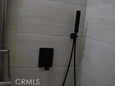 a close view of a shower