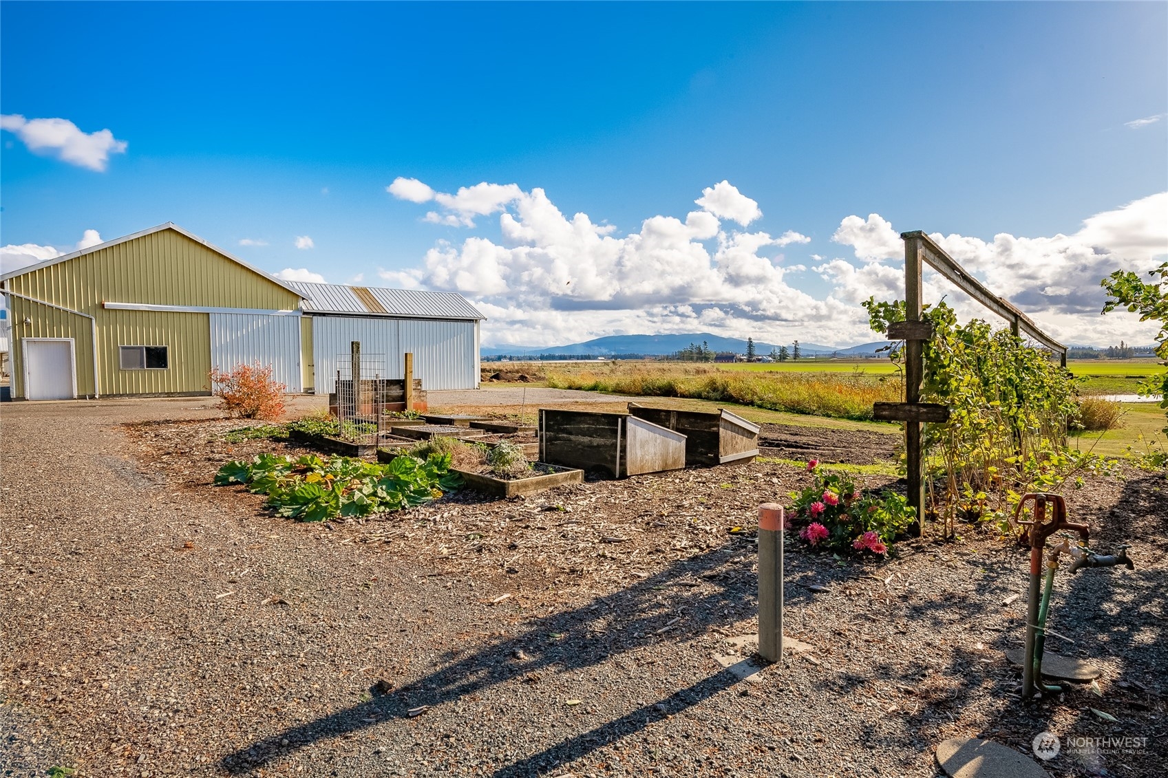 1243 Abbot Road Lynden, WA 98264 - Photo 15 of 40 a view of a house with a patio