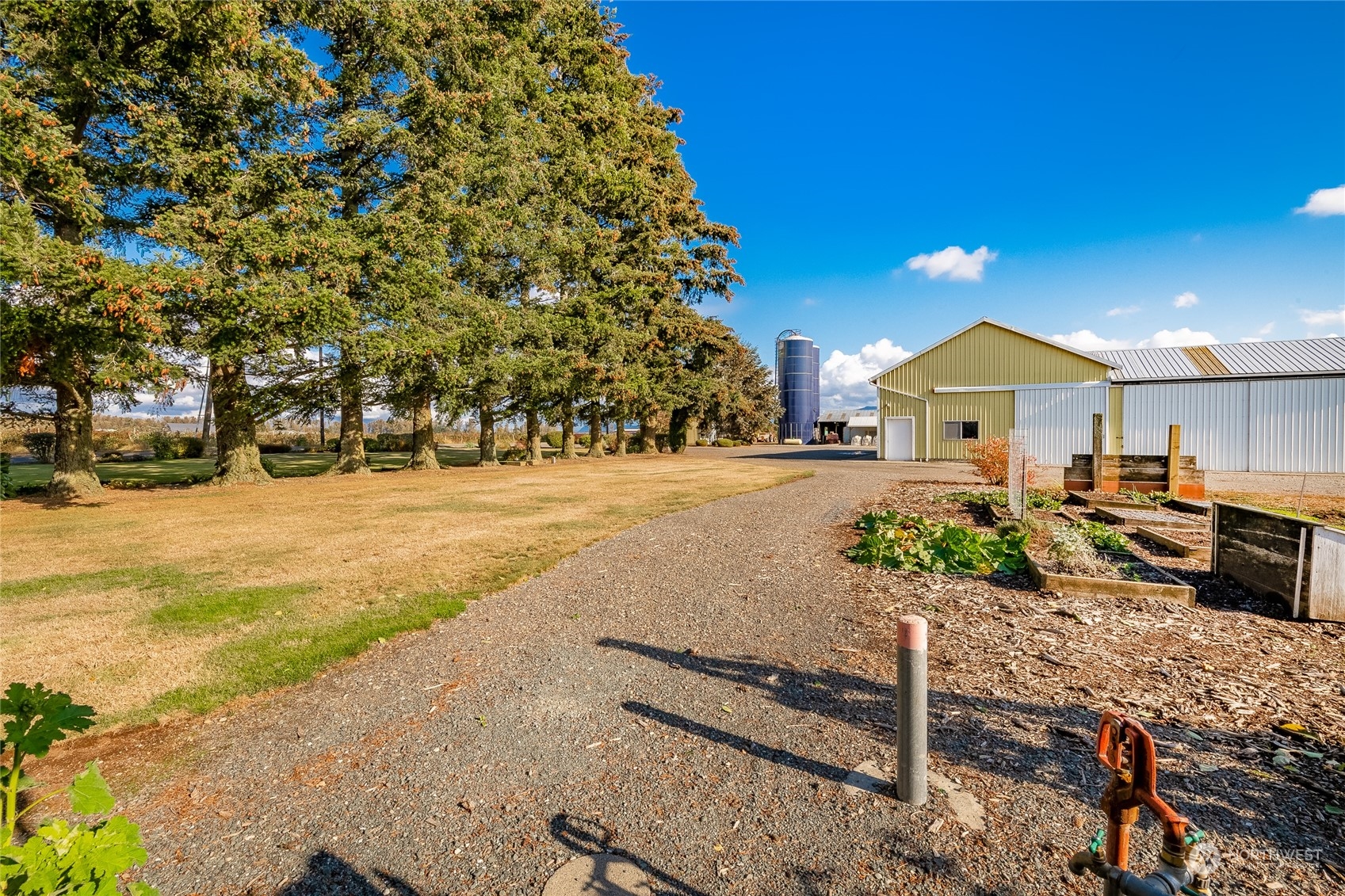 1243 Abbot Road Lynden, WA 98264 - Photo 16 of 40 a front view of a house with a yard
