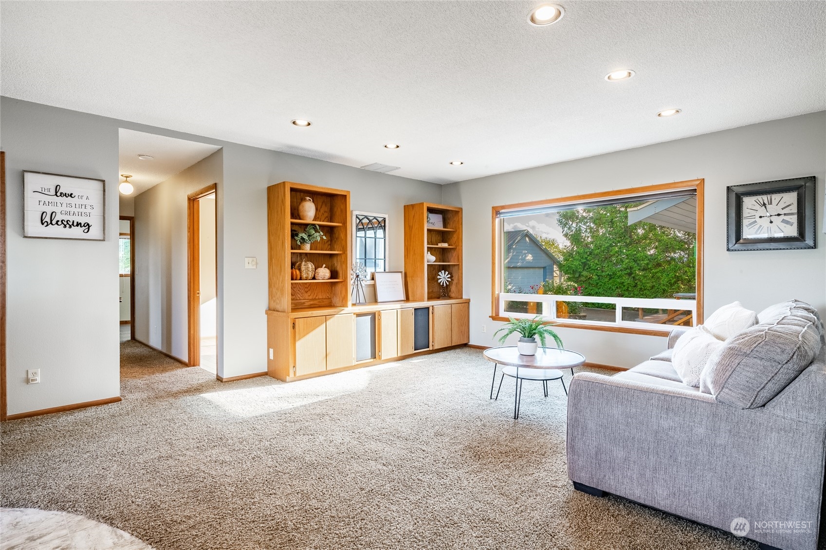 1243 Abbot Road Lynden, WA 98264 - Photo 29 of 40 a living room with furniture and large windows