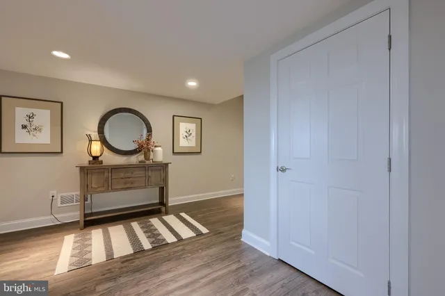 a view of storage and utility room