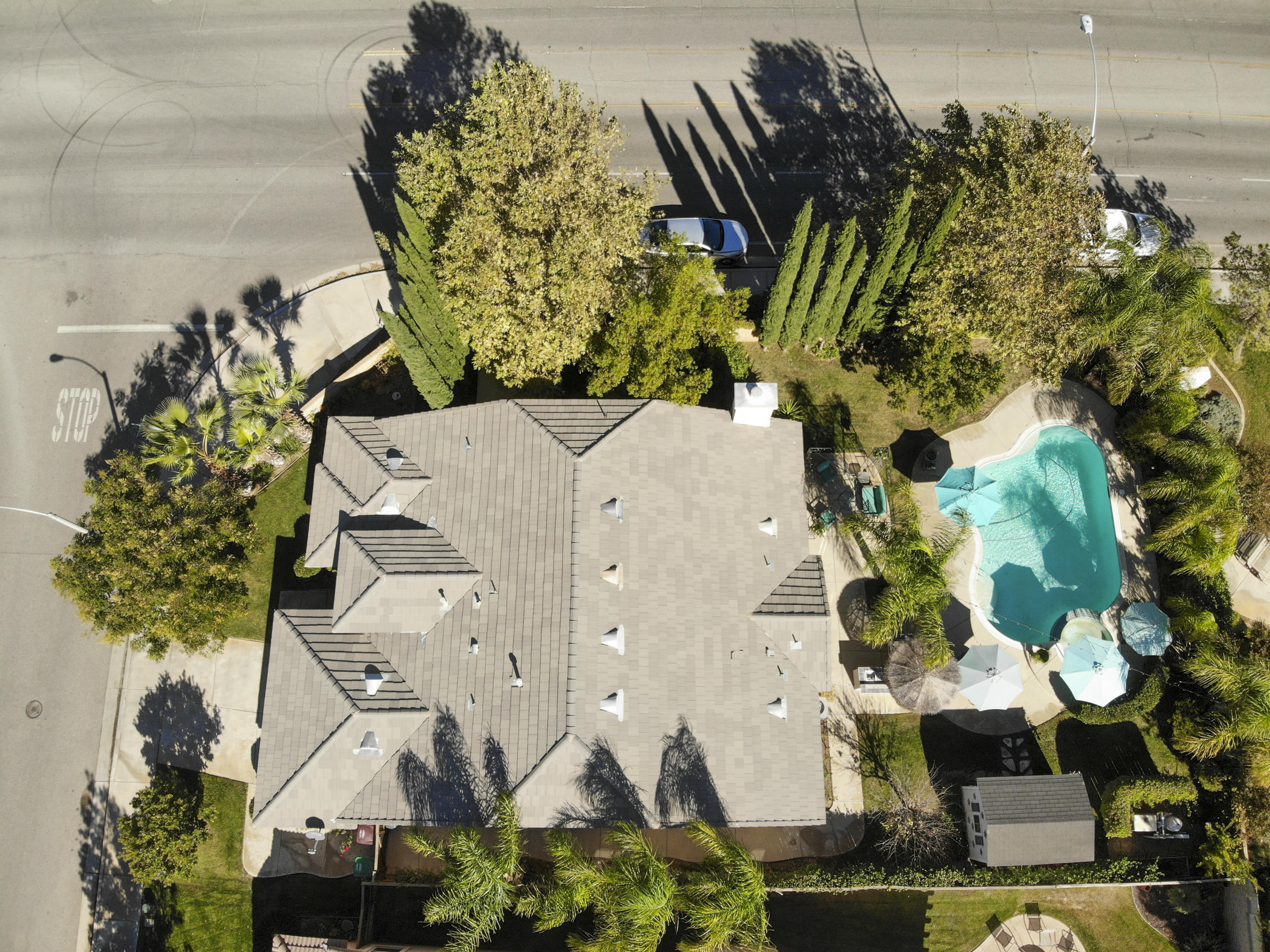 1598 Thunderbird Road Beaumont, CA 92223 - Photo 50 of 52 an aerial view of a house with a yard