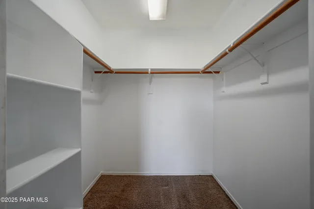 a view of walk in closet