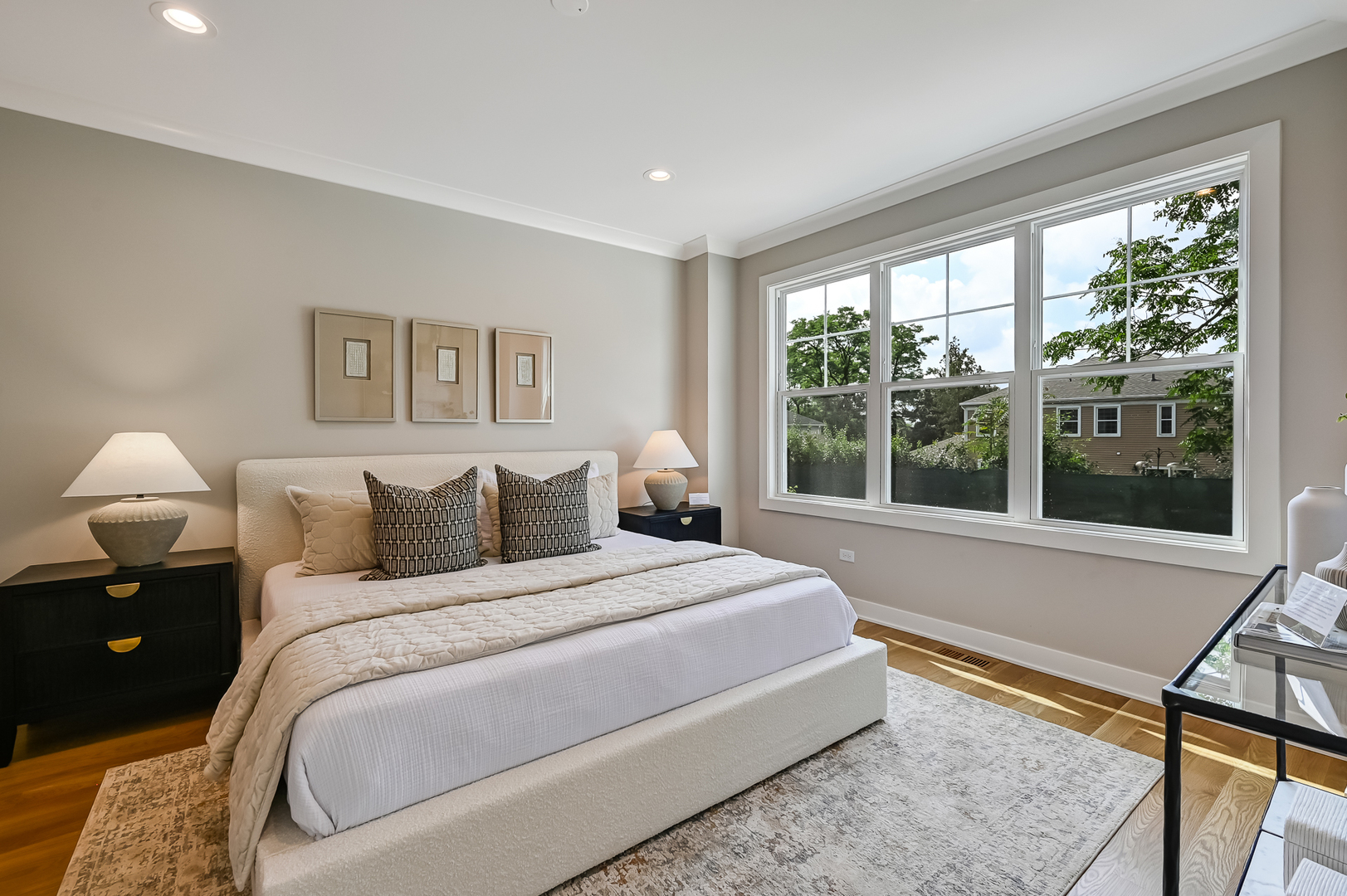 143 Harding Avenue Glen Ellyn, IL 60137 - Photo 18 of 40 a bedroom with a bed and a large window
