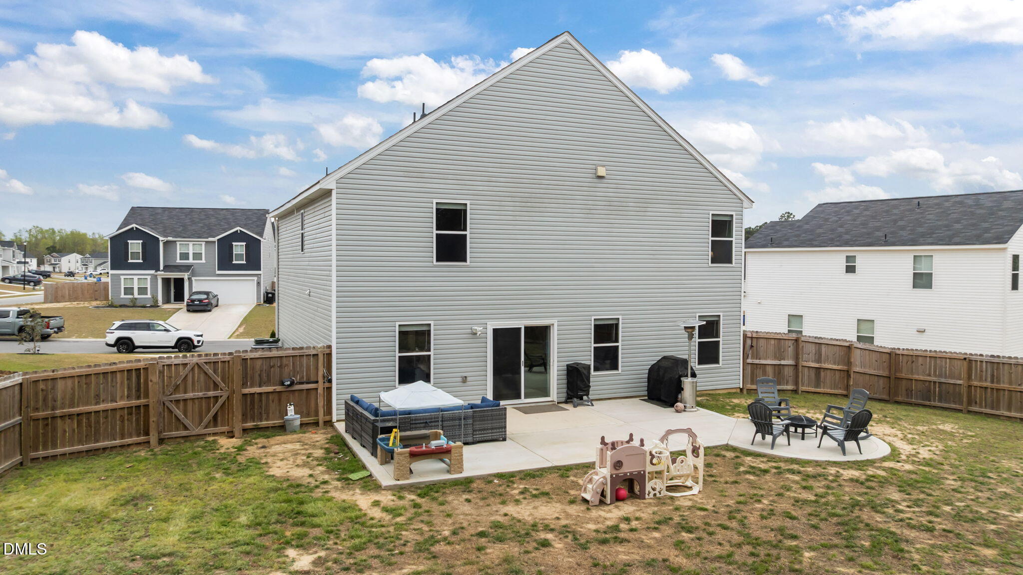 174 Cobra Lane Raeford, NC 28376 - Photo 29 of 32 a view of a house with swimming pool and furniture