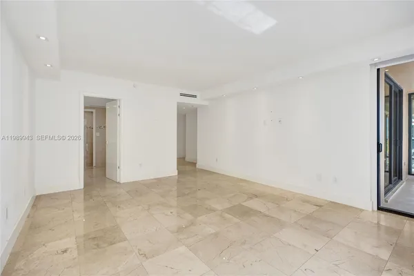 a view of an empty room