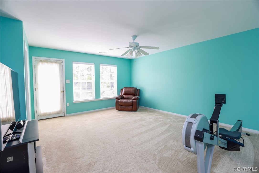 519 Ridgemoor Place Midlothian, VA 23114 - Photo 31 of 45 Bedroom #4 is huge and could be a Rec Room, Master