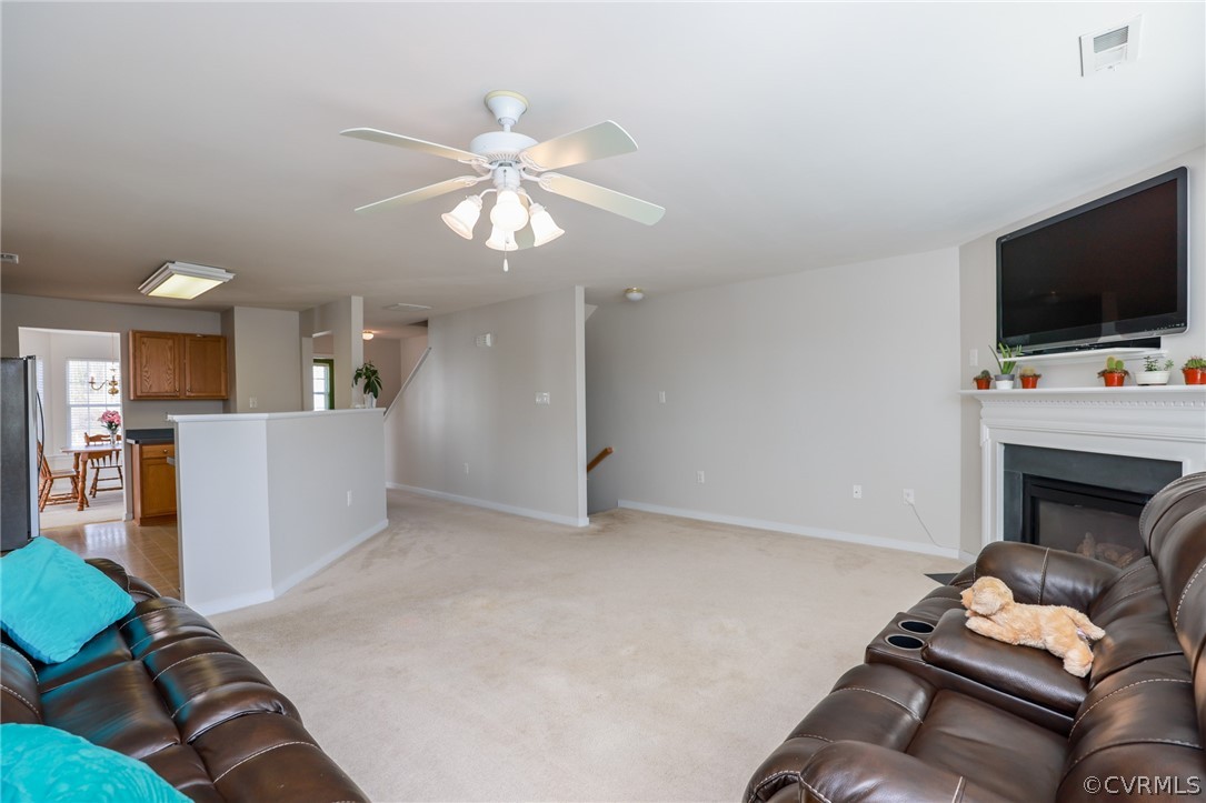 519 Ridgemoor Place Midlothian, VA 23114 - Photo 9 of 45 1st Floor is open-concept into the Kitchen area.