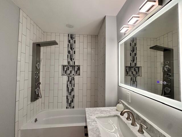 940 Idaho Street Gary, IN 46403 - Photo 18 of 32 a bathroom with a sink and a bathtub