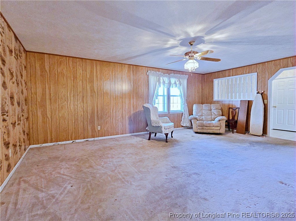 1459 Crawford Wright Road Raeford, NC 28376 - Photo 4 of 50 a view of livingroom with furniture and a ceiling fan