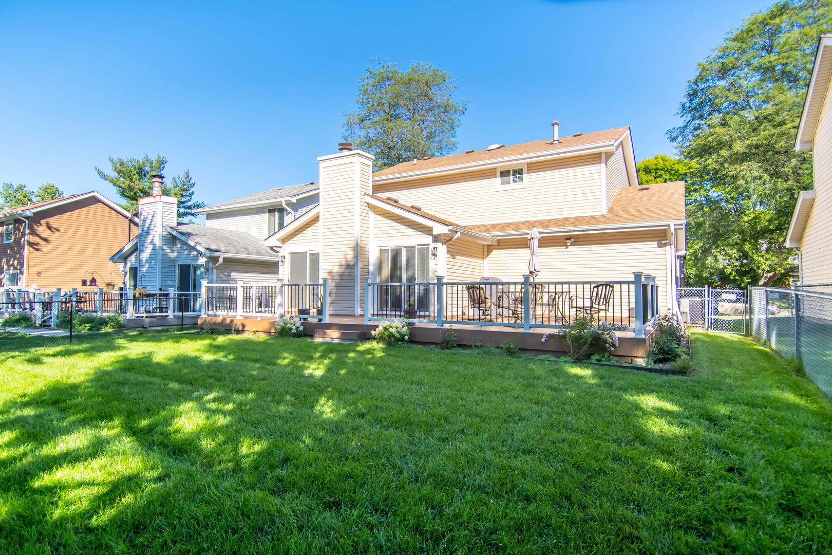 1144 Needham Road Naperville, IL 60563 - Photo 44 of 52 a house view with a sitting space and garden