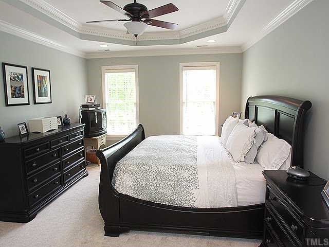 9121 Storrington Way Raleigh, NC 27615 - Photo 7 of 12 Lots of Natural Light in Master Suite with Coffered Ceiling