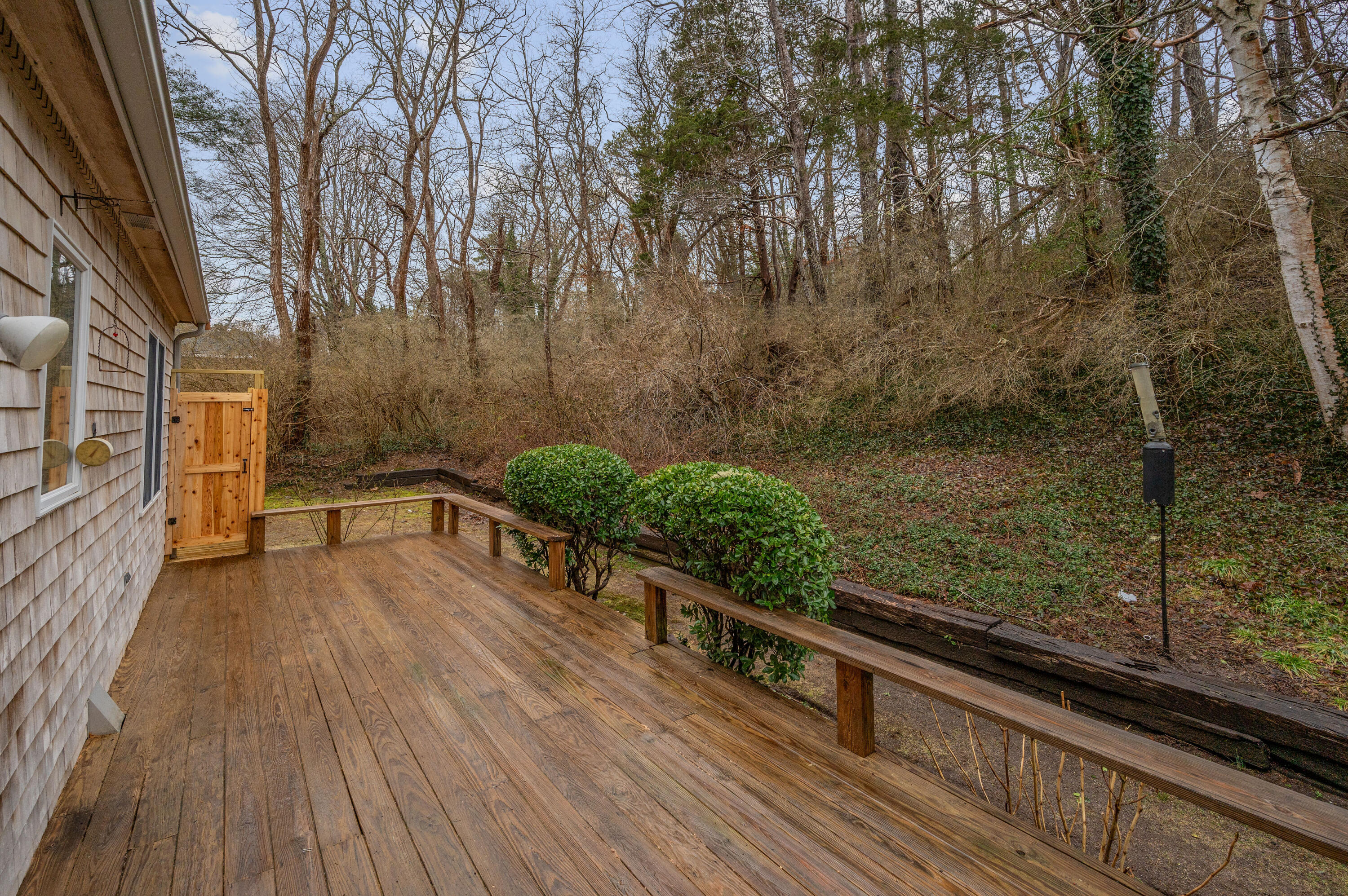 538 South Orleans Road Orleans, MA 02653 - Photo 9 of 35 a view of balcony with wooden floor and fence