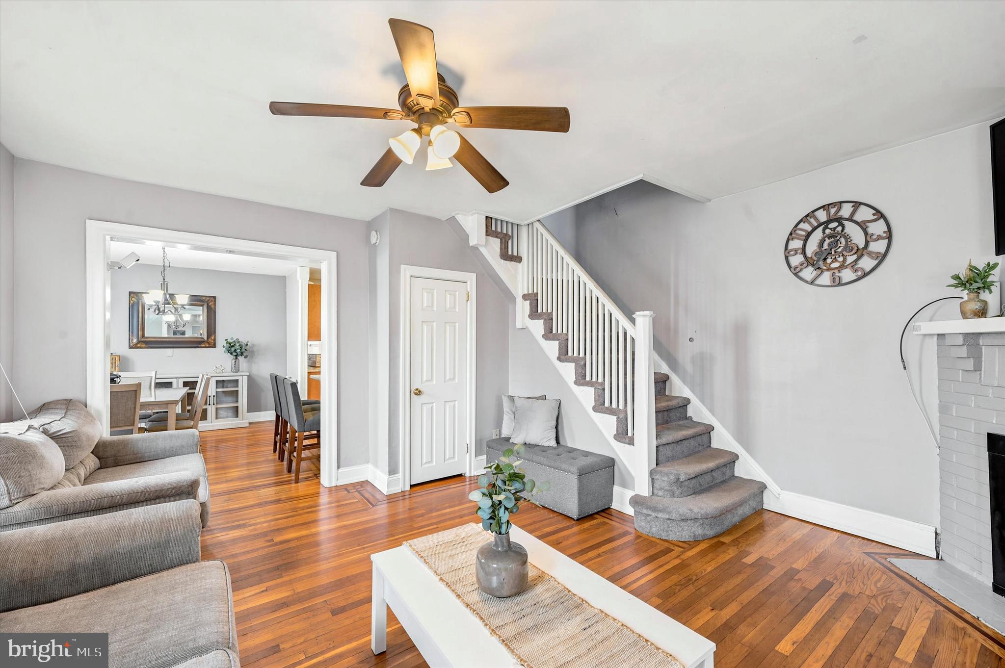 1210 Harding Drive Havertown, PA 19083 - Photo 4 of 25 a living room with furniture and a chandelier