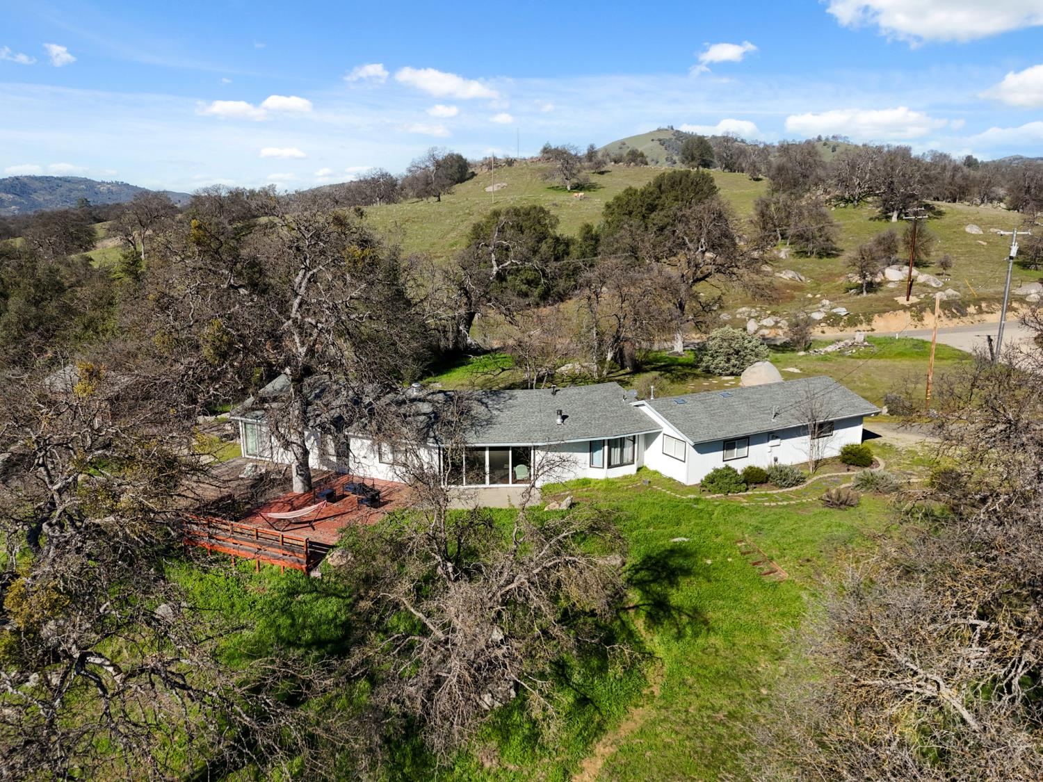 4577 Totokon Road Mariposa, CA 95338 - Photo 3 of 57 an aerial view of residential houses with outdoor space and trees