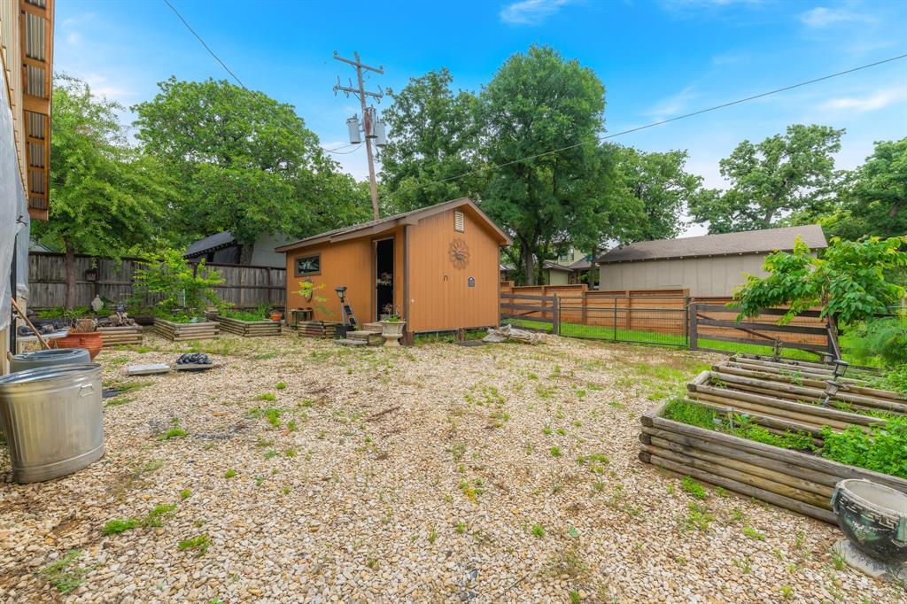 Tbd Bridle Bit Road Flower Mound, TX 75022 - Photo 20 of 24 Garden shed and raised garden beds