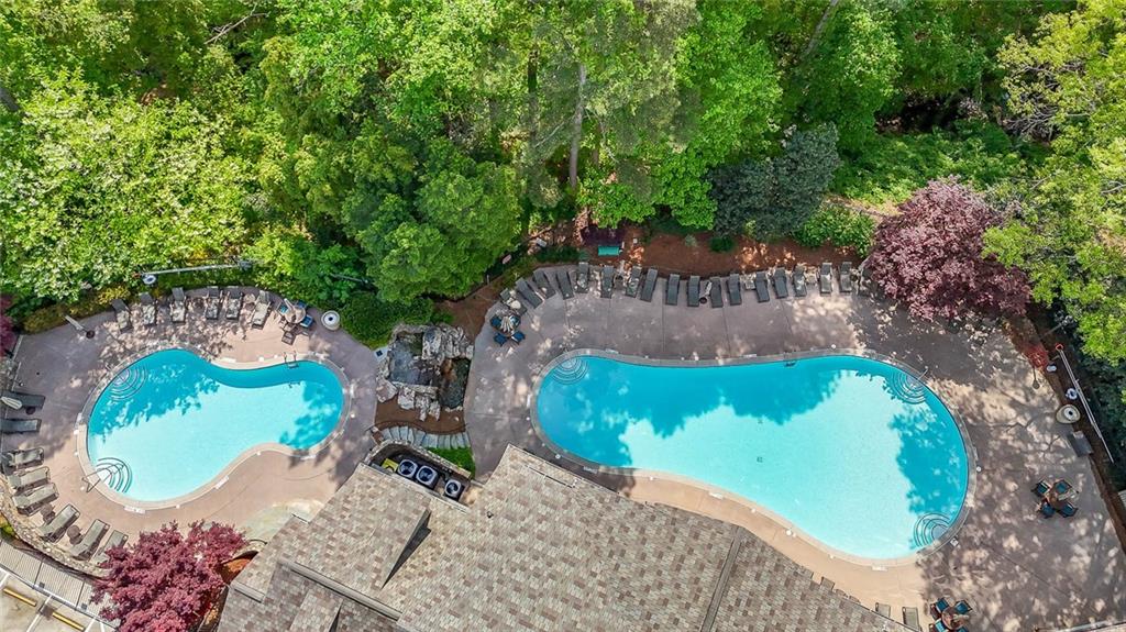302 Riversgate Drive, Unit 55 Atlanta, GA 30339 - Photo 28 of 40 an aerial view of a house