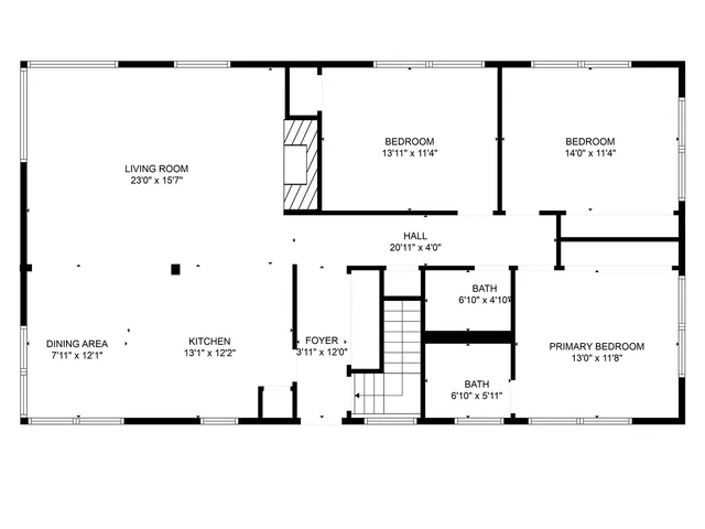 a picture of a floor plan