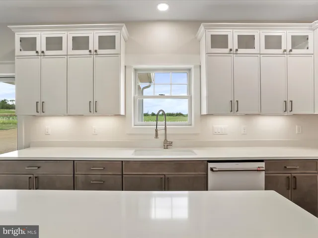 a view of small space with racks on the wall