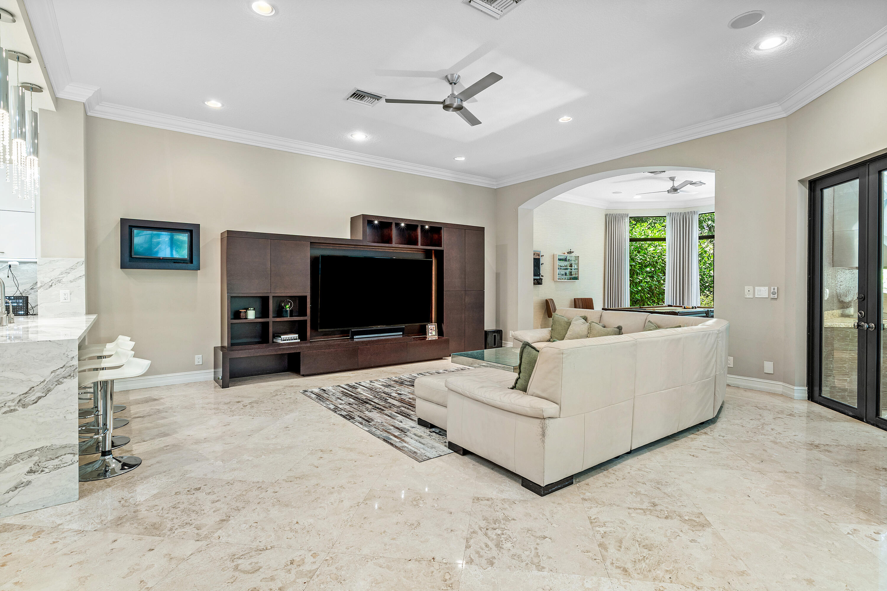 17657 Middlebrook Way Boca Raton, FL 33496 - Photo 21 of 98 a living room with furniture and a flat screen tv