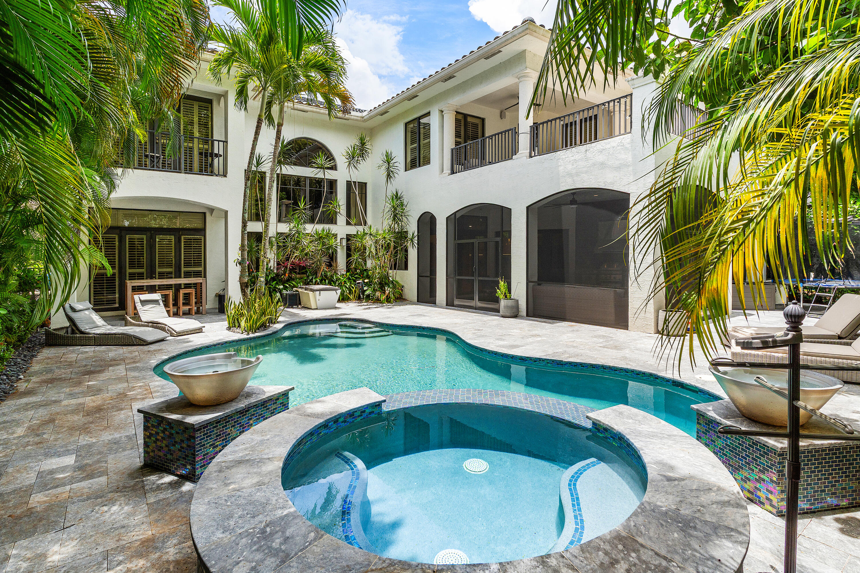 17657 Middlebrook Way Boca Raton, FL 33496 - Photo 54 of 98 a view of a house with swimming pool and sitting area