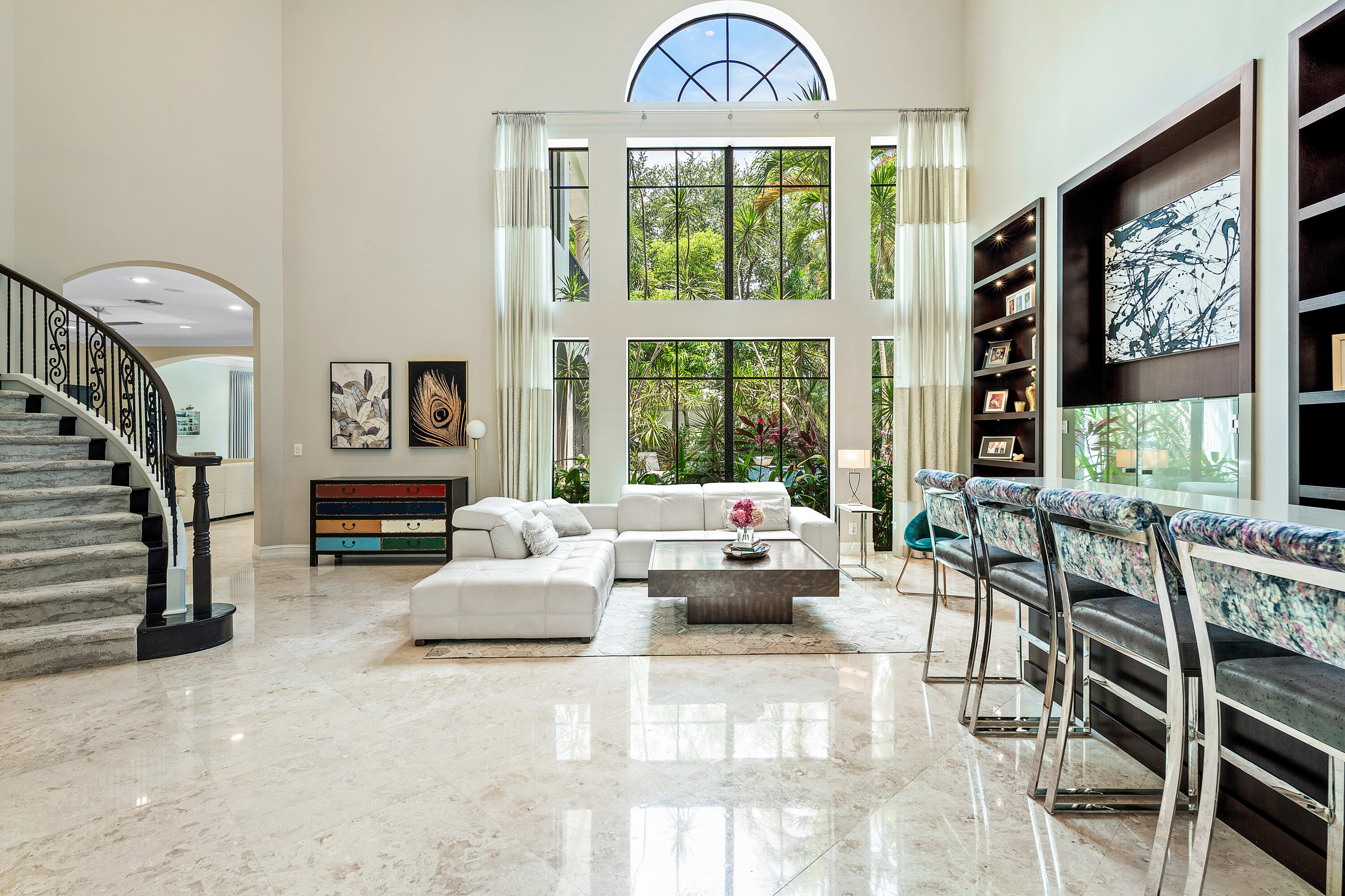 17657 Middlebrook Way Boca Raton, FL 33496 - Photo 6 of 98 a living room with furniture and a large window