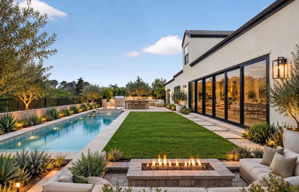 1341 Berryman Encinitas, CA 92024 - Photo 3 of 44 Digitally Altered Landscape - Backyard