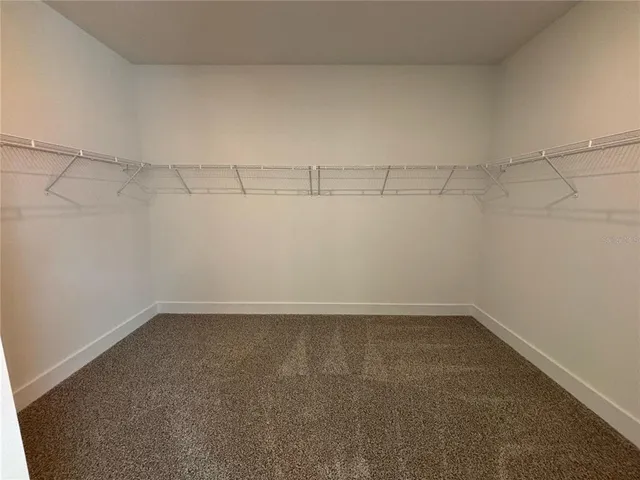 an empty room with a natural light