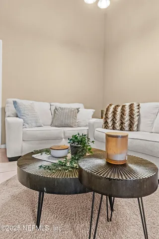 a view of fireplace and front view