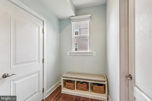 a view of front door of house