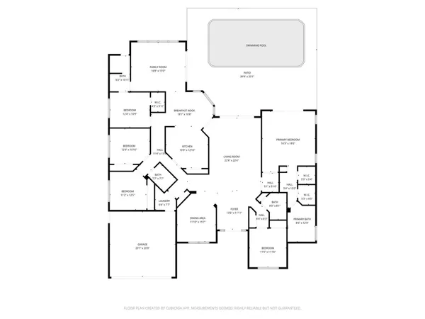 a picture of a floor plan
