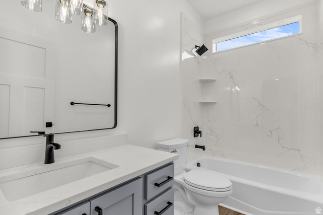 520 East 450th Street North Delta, UT 84624 - Photo 30 of 48 Full bath with vanity and shower / bathtub combination