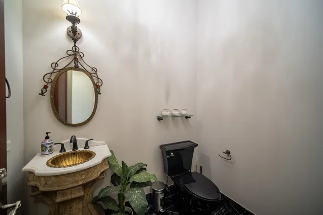 a view of a balcony with city view