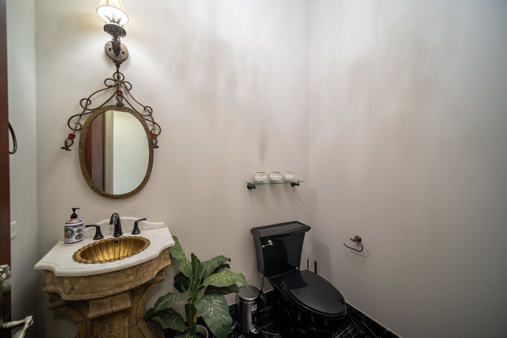 450 East Waterside Drive, Unit 3301 Chicago, IL 60601 - Photo 25 of 44 a bathroom with a sink mirror and toilet