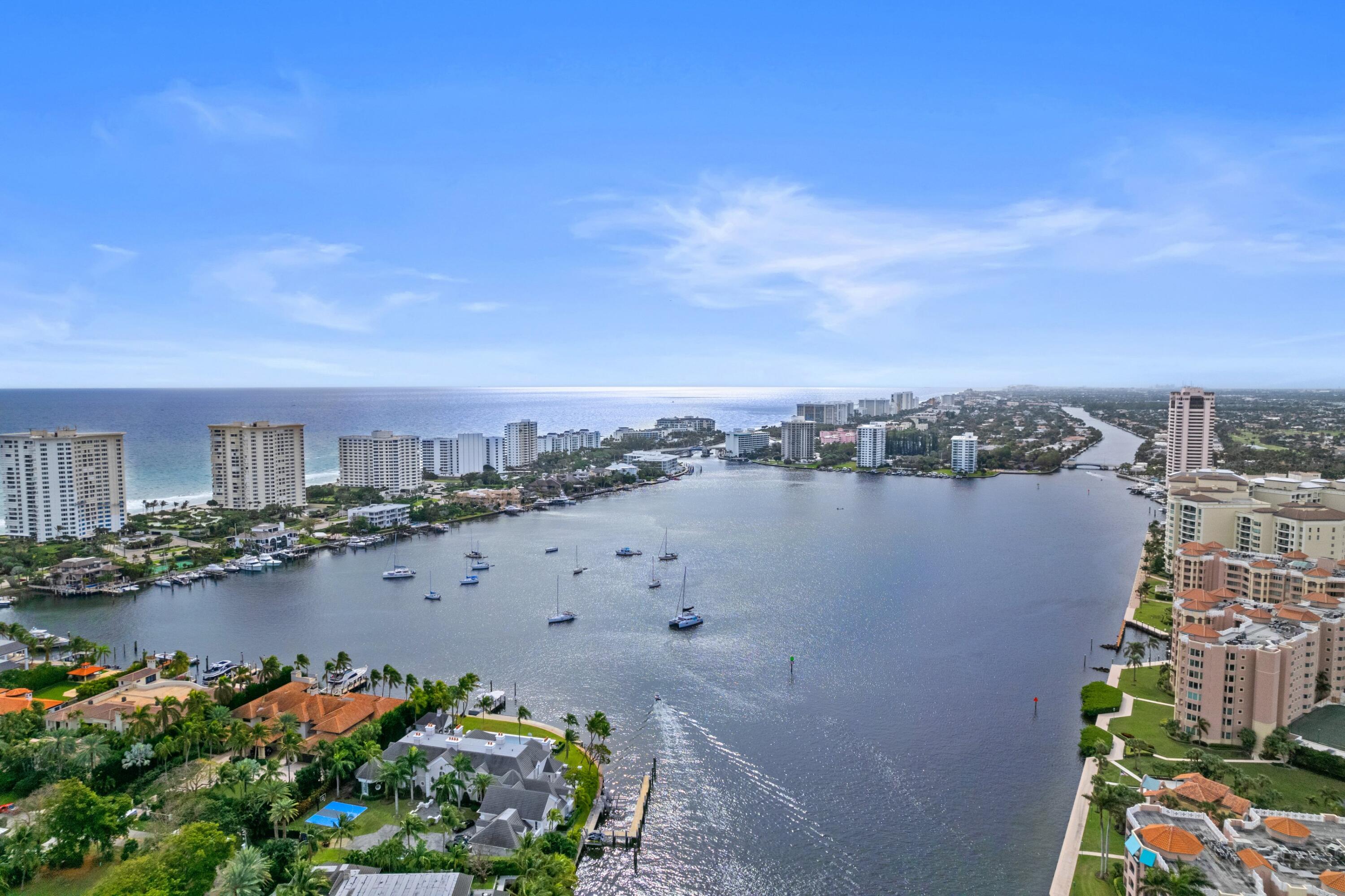 263 Northeast 24th Court Boca Raton, FL 33431 - Photo 25 of 29 an aerial view of a house with a lake view