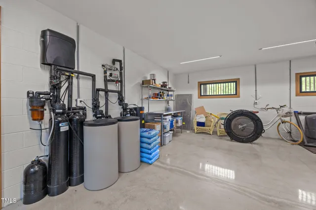 a view of a storage & utility room with a lot of stuff