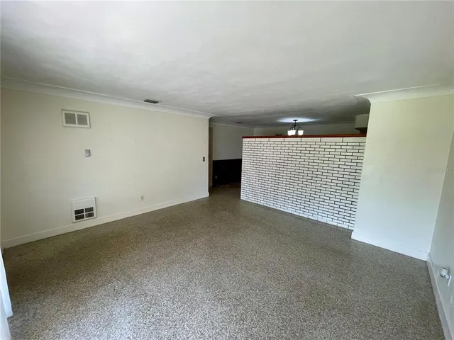 a view of a room with a projector