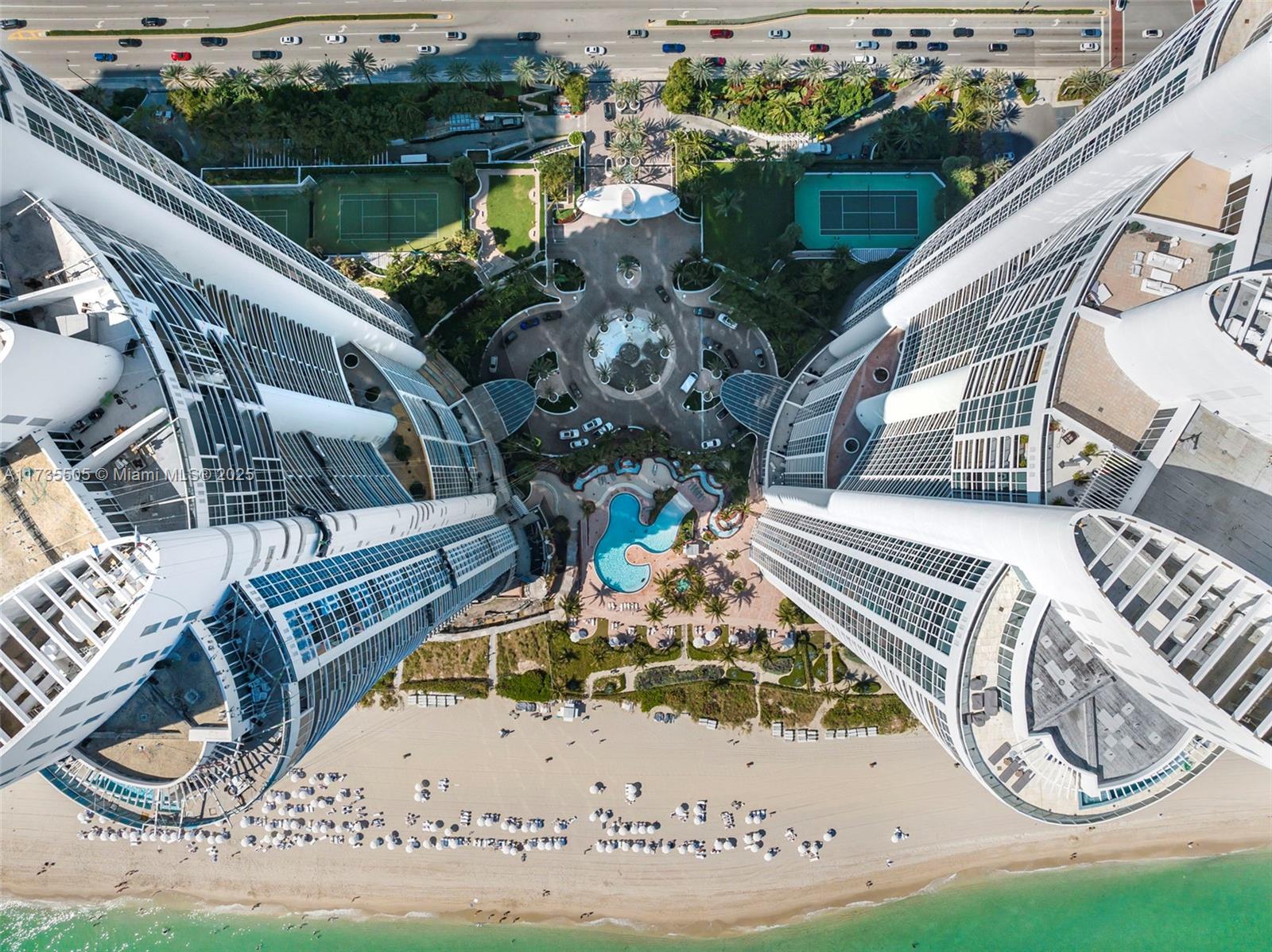 18201 Collins Avenue, Unit PH5109 Sunny Isles Beach, FL 33160 - Photo 50 of 53 a view of a ocean from a terrace