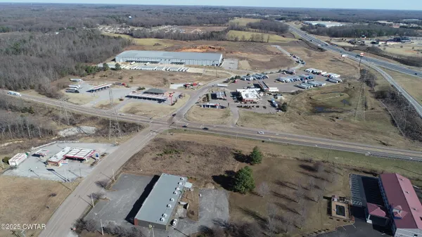 an aerial view of a