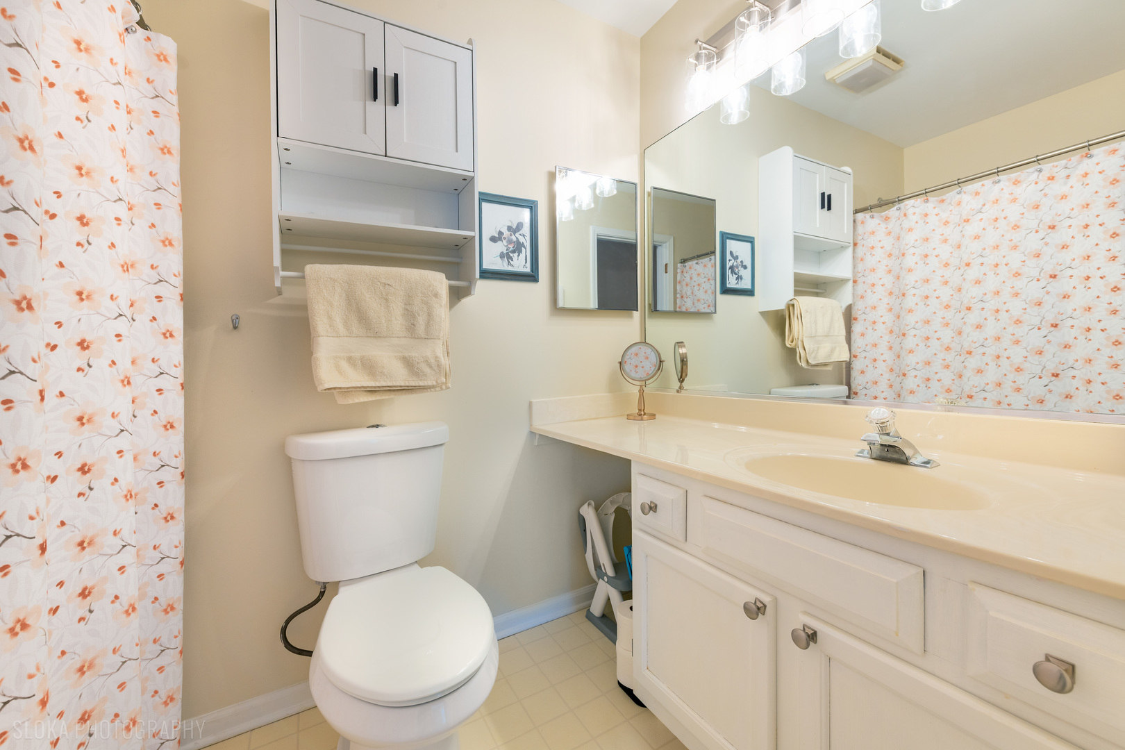 1259 Chickory Ridge Trail Cary, IL 60013 - Photo 19 of 31 a bathroom with a granite countertop toilet sink and mirror