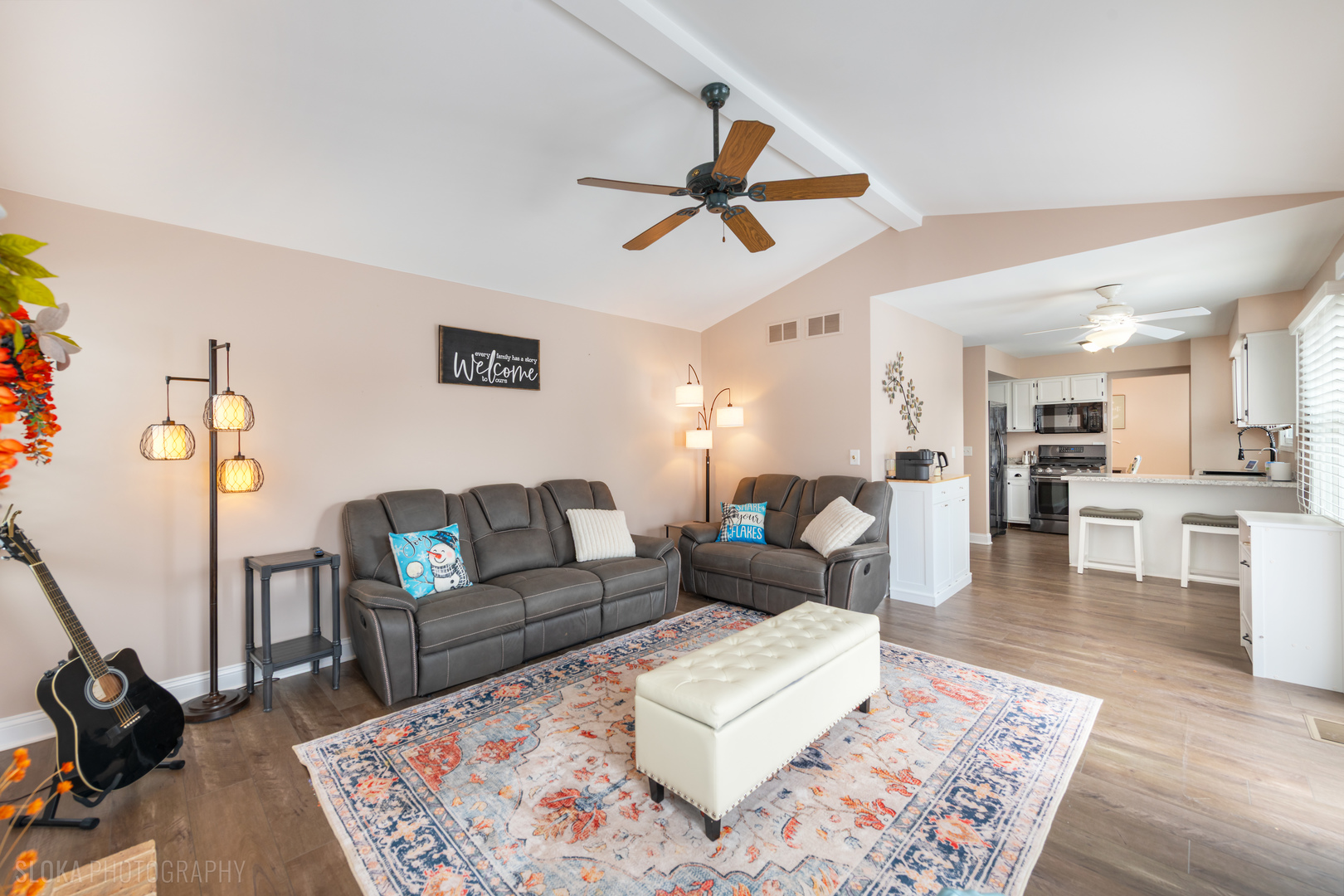 1259 Chickory Ridge Trail Cary, IL 60013 - Photo 10 of 31 a living room with furniture and a wooden floor