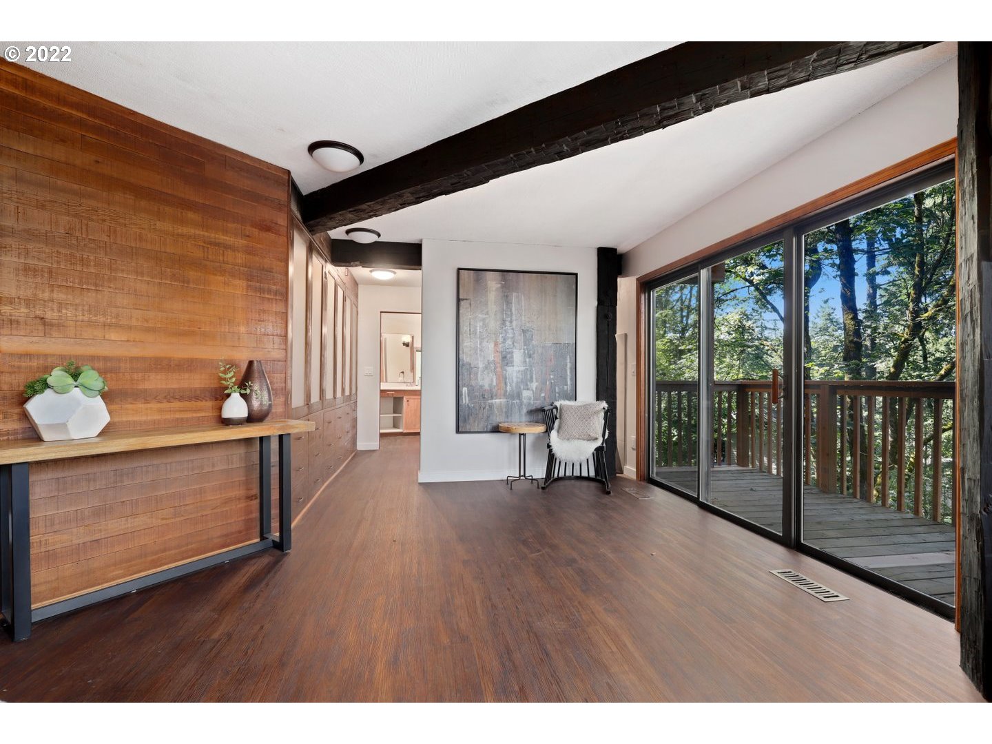 3143 Southwest Sherwood Place Portland, OR 97201 - Photo 14 of 32 a view of a room with wooden floor and outdoor seating