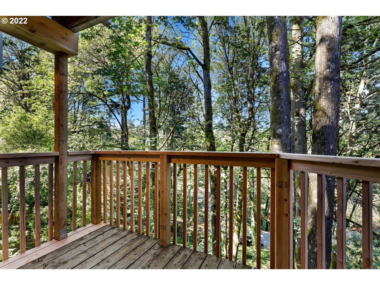 3143 Southwest Sherwood Place Portland, OR 97201 - Photo 27 of 32 a view of balcony with trees