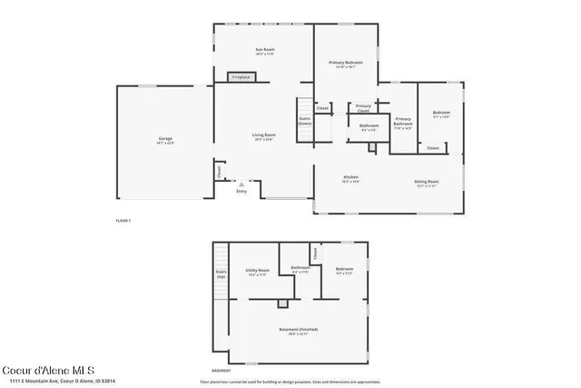 $1,395,000 | 1111 East Mountain Avenue, Coeur D'Alene, ID 83814