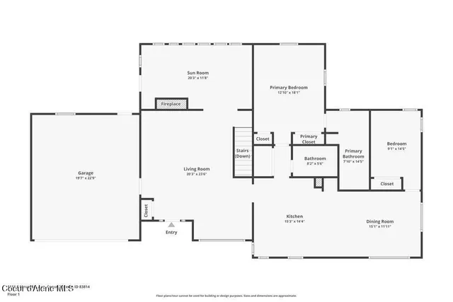 $1,395,000 | 1111 East Mountain Avenue, Coeur D'Alene, ID 83814